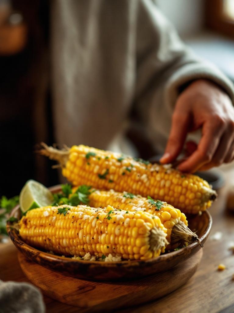 Elote-Style Corn Ribs