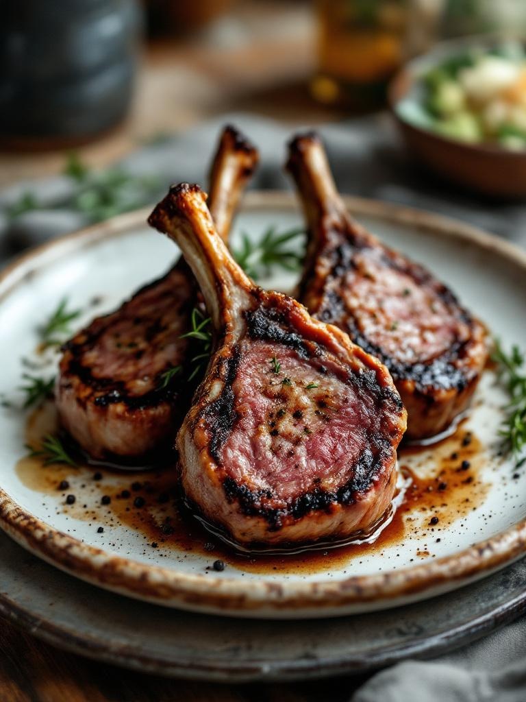 Herb Crusted Lamb Chops