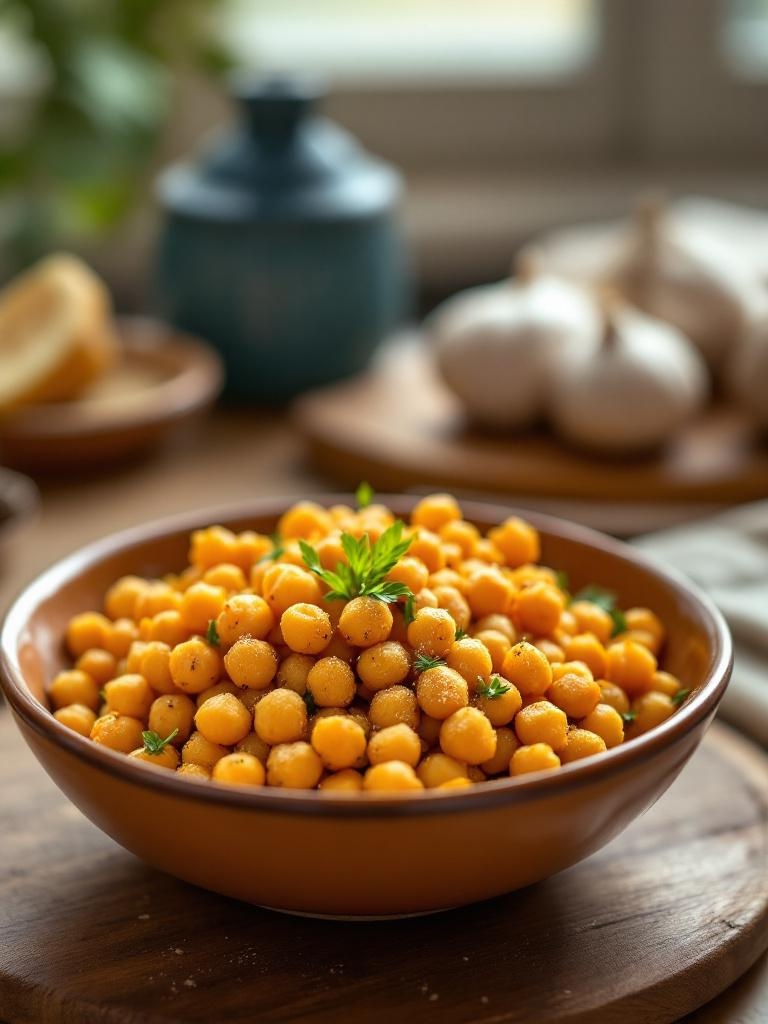 Spiced Crispy Chickpeas